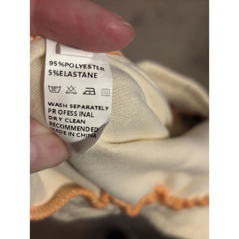 Wide-Leg Trousers Women's Size XL Color-Block Elastic Waist Adjustable Hem - Picture 7 of 8